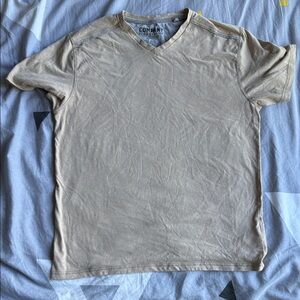 Light Tan V-Neck Tee